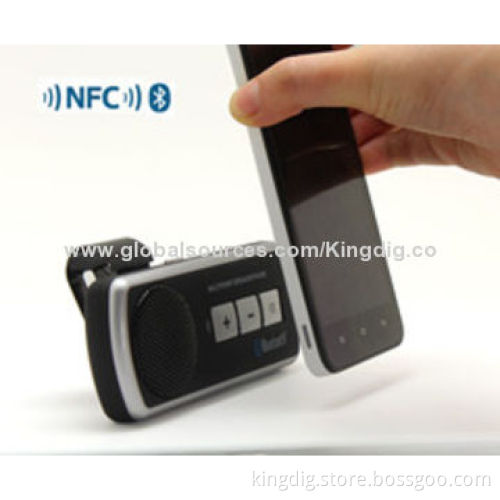 NFC Bluetooth Handsfree Kit, Supports Secure Simple Pairing, 600mAh Battery